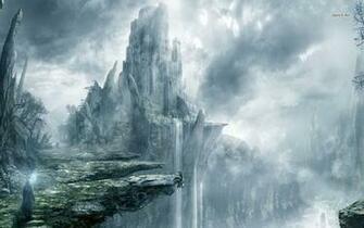 Ice Castle Wallpaper Fantasy