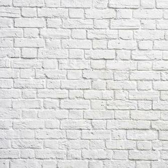 White Brick Wall Wallpaper Decor