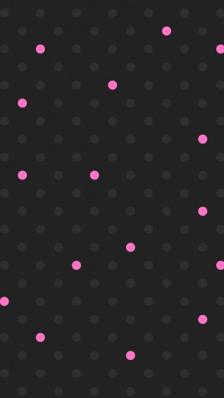 Black And Pink Aesthetic Dotted Pattern Wallpaper
