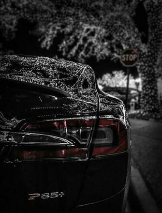 Tesla Under Christmas Lights Dark Wallpaper For Nokia Lumia
