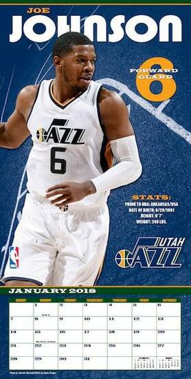 Utah Jazz Wall Calendar Buy At Khc Sports