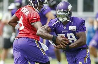 Jul Mankato Mn Usa Minnesota Vikings Quarterback Teddy