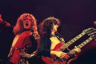 Robert Plant And Jimmy Live Wallpaper