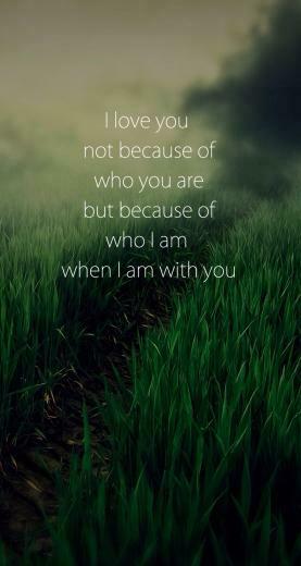 Love You Quote iPhone Parallax Wallpaper