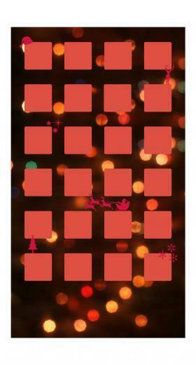 Shelf Christmas Red Light Women Wallpaper Sc iPhone7plus