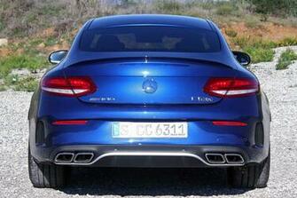 Mercedes Amg C63 S Coupe Blue Wallpaper