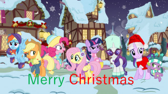 Merry Christmas From Mlp Fim V2 By Aldwinpanny10
