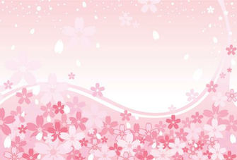 Pink Cherry Blossoms Background Design Vector Art