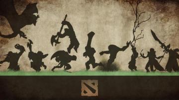 Beautiful Dota Posters Heroes Silhouette HD Wallpaper