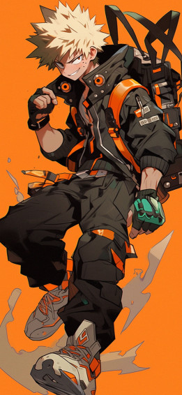 Mha Bakugo Gorpcore Wallpaper My Hero Academia 4k