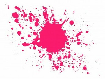 Red Paint Splatter Cool Ink Blue Splash Roller