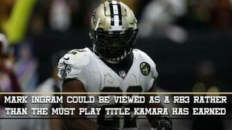 Mark Ingram Week Fantasy Pre Nbc Sports