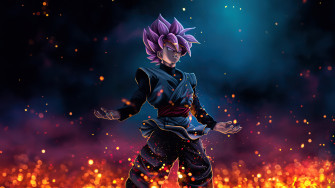 Black Goku Innovator Wallpaper HD Anime 4k Image