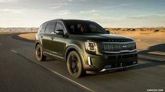Kia Telluride Front Three Quarter HD Wallpaper