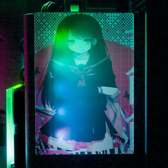 Anime Slice Rgb Ssd Cover Vertical Tankuss V1tech V1 Tech