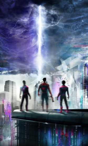 Spiderman Trio 4k iPhone HD Wallpaper Image