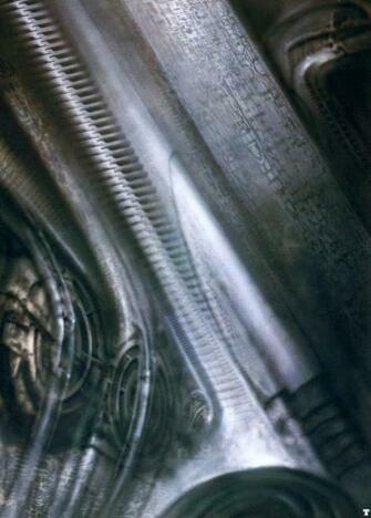 Biomechanical Landscape Science Fiction H R Giger Wallpaper