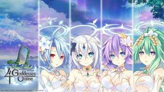 Cyberdimension Neptunia Goddesses Online Wallpaper
