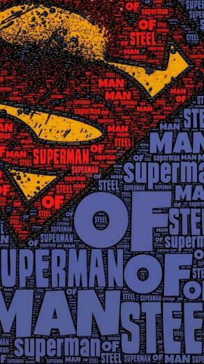 Man Of Steel Collage iPhone Wallpaper