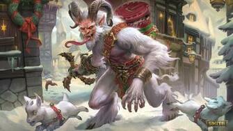 Smite Upcoming Patch Adds Tier Skin For Ullr Krampus Inspired