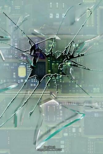 Broken Screen Sn03 iPhone Wallpaper Background And Themes