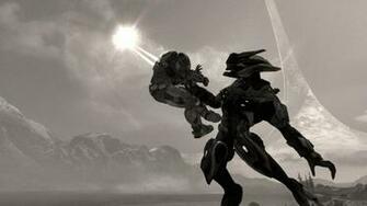 Covenant Elite Killing Spartan HD Wallpaper Id