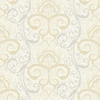 Henna Brocade Wallpaper Swatch By Brewster Home Fashions