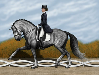 Autumn Dressage By Vizseryn