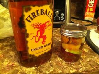 Fireball Whiskey iPhone Wallpaper