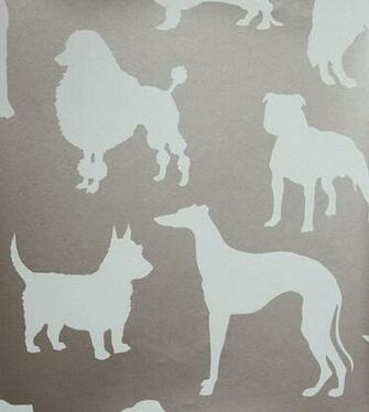 Best In Show Wallpaper Metallic Mushroom With Silhouettes Of