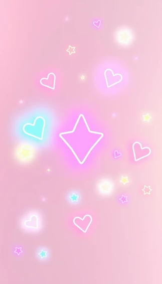 Aesthetic Cute Neon Wallpaper