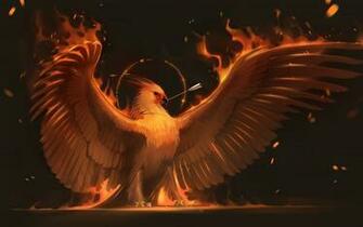 Wallpaper Birds Phoenix Mythology Wings Fantasy Flame