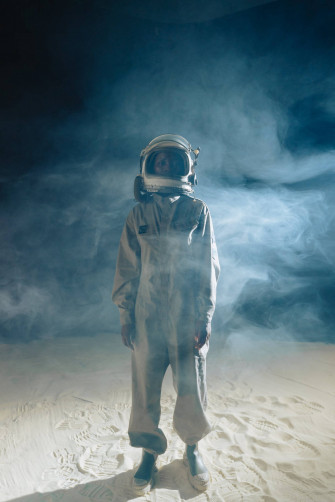 Astronaut In Space Wallpaper