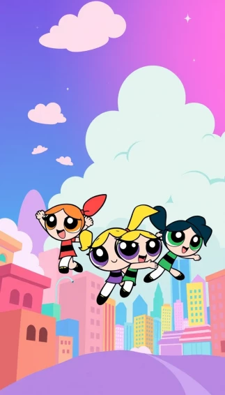 Powerpuff Girls Phone Wallpaper