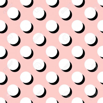 Pink And White Polka Dot Wallpaper