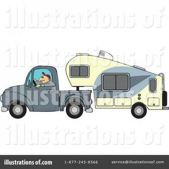 Royalty Rf Camper Clipart Illustration By Dennis Cox Stock