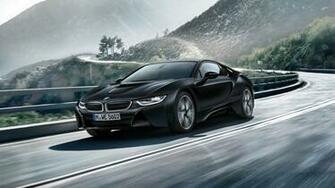Bmw I8 Frozen Black Edition Wallpaper HD Car