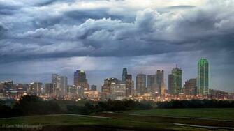 Dallas Architecture Bridges Cities City Texas Night Towers