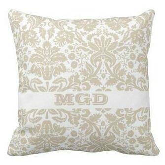 Vintage French Floral Art Nouveau Pattern Throw Pillows