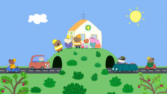 The Best Cartoon Peppa Pig House Wallpaper