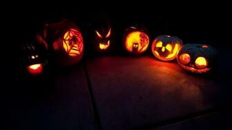 Wallpaper Halloween Holiday Pumpkin Lights Semi