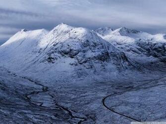 Glencoe Highlands Of Scotland Winter 4k HD Desktop Wallpaper