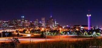 Denver Skyline Colorado Love