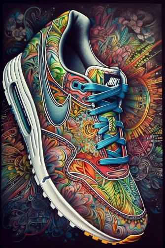 Nike Air Shoe Mandala Style In Fancy Sneakers Men