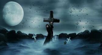 Dark Graveyard Wallpaper The Cemetery By Davy