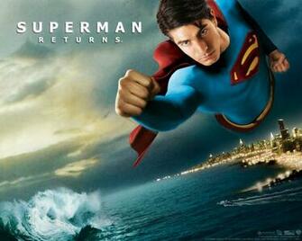 Superman Flying Wallpaper Cartoon
