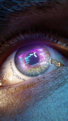 V Eye Cyberpunk HD 4k Wallpaper