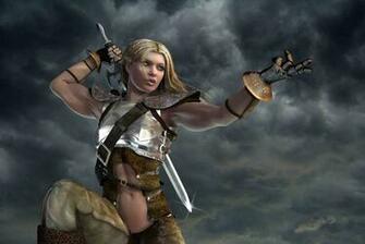 Women Warrior Wallpaper Background