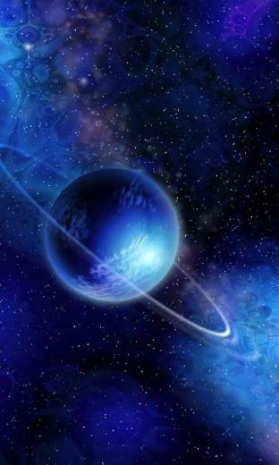Blue Space Blackberry Wallpaper Phones HD