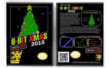 Bit Xmas Nintendo Nes Custom Game Cases For Retro Games